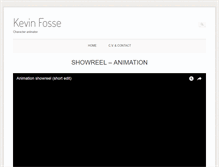 Tablet Screenshot of kevinfosse.com